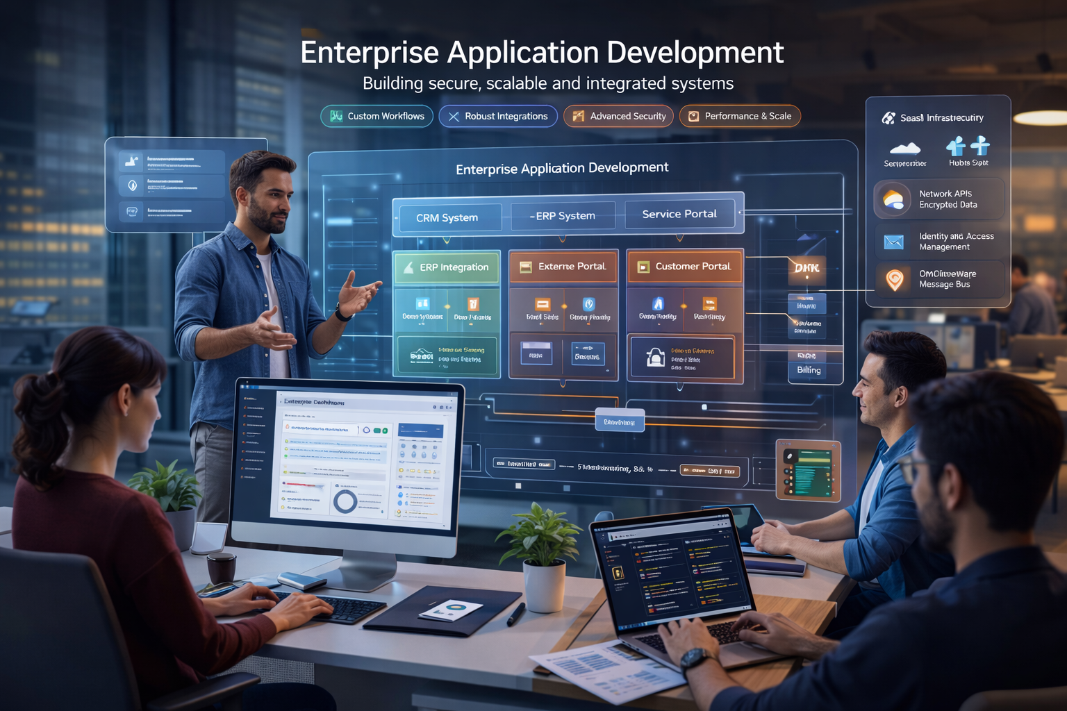 Enterprise application visual